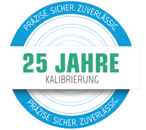 AKS Emblem 25 Jahre Kalibrierung